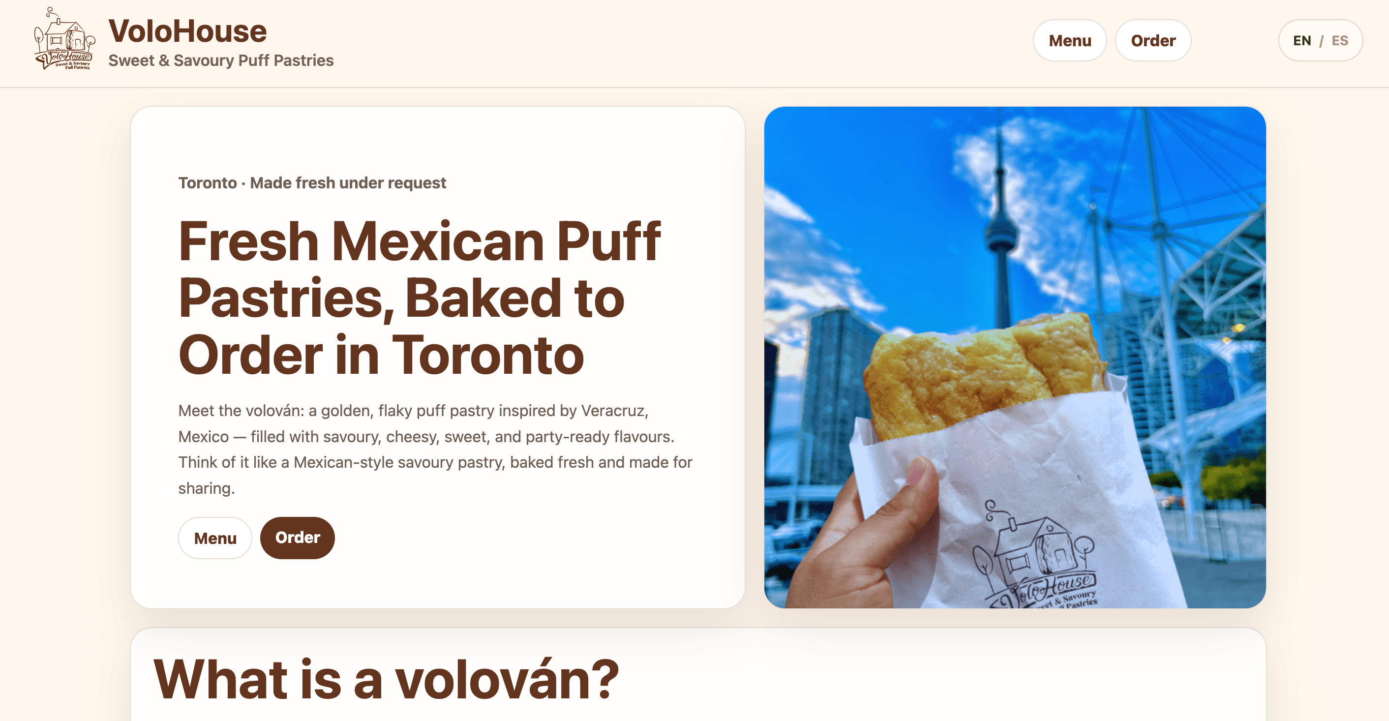 VoloHouse website preview